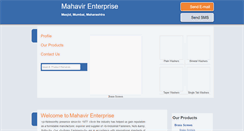 Desktop Screenshot of mahavir-enterprise.com