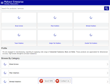 Tablet Screenshot of mahavir-enterprise.com